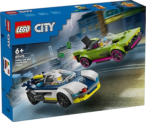 Lego 60415 City Polis Arabası ve Spor Araba Takibi