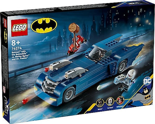 Lego 76274 DC Batmobil ile Batman, Harley Quinn ve Mr. Freeze'e Karşı