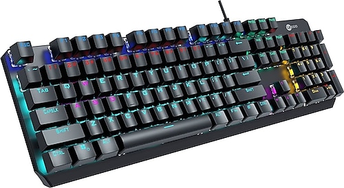Lenovo Lecoo GK301 RGB Kablolu Mekanik Oyuncu Klavyesi
