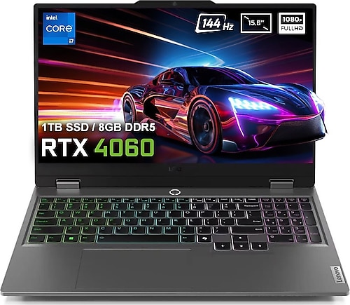Lenovo LOQ 15IRX9 83DV00HTTR i7-13650HX 8 GB 1 TB SSD RTX4060 15.6" Full HD Gaming Laptop