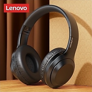 Lenovo Thinkplus TH10 Kulak Üstü Bluetooth Kulaklık Siyah