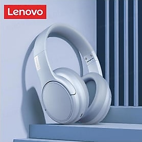 Lenovo Thinkplus TH20 Mavi Kulak Üstü Bluetooth Kulaklık
