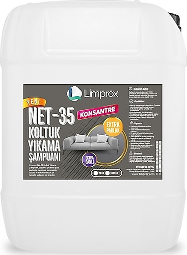 Limprox Net-35 Koltuk Yıkama Şampuanı 10 lt