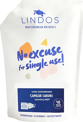 Lindos Organik Gül Itır Kokulu Bebek Çamaşır Sabunu 1200 ml