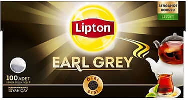 Lipton Earl Grey 3.2 gr 100'lü Bergamotlu Demlik Poşet Çay