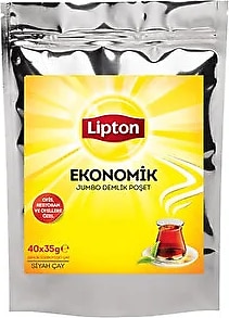 Lipton Ekonomik Jumbo 35 gr 40'lı Demlik Poşet Çay