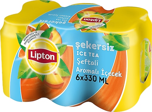 Lipton Ice Tea Light Şeftali 330 ml 6'lı Paket