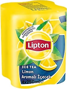 Lipton Ice Tea Limon 250 ml 4'lü Paket