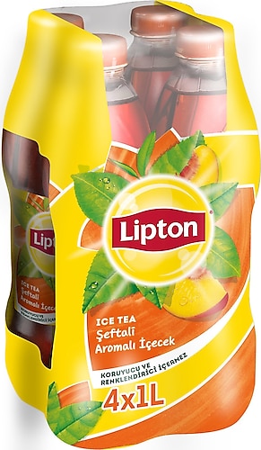 Lipton Ice Tea Şeftali 1 lt 4'lü Paket