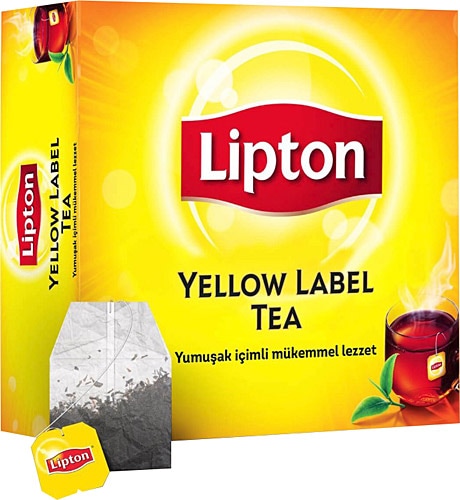 Lipton Yellow Label 2 gr 100'lü 6 Adet Bardak Poşet Çay