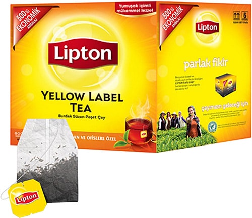 Lipton Yellow Label 2 gr 500'lü Bardak Poşet Çay