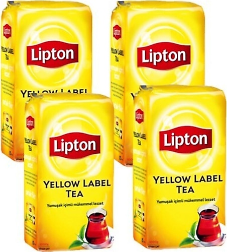 Lipton Yellow Label Tea 1 kg 4'lü Çay