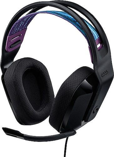 Logitech G335 Siyah Kablolu Mikrofonlu Kulak Üstü Oyuncu Kulaklığı