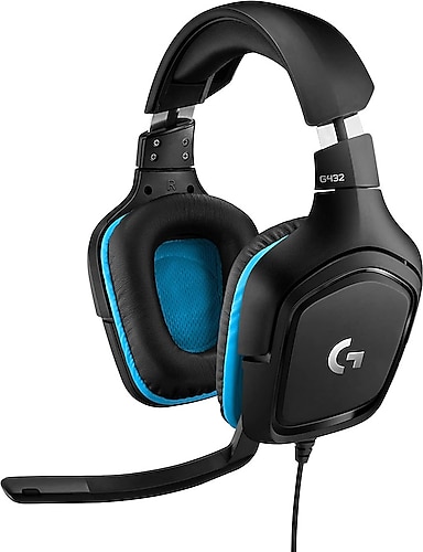 Logitech G432 7.1 981-000770 Kablolu Mikrofonlu Kulak Üstü Oyuncu Kulaklığı