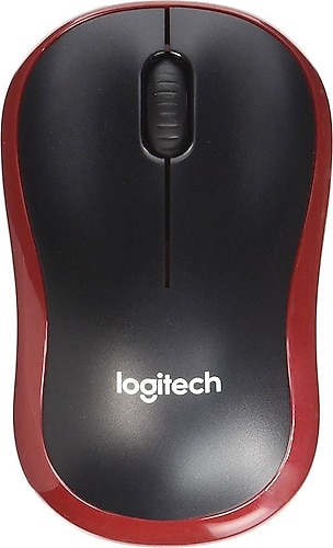 Logitech M185 910-002237 Kırmızı Optik Kablosuz Mouse