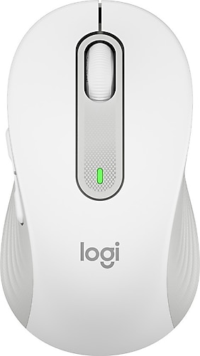 Logitech M650 Signature 910-006238 Beyaz Sessiz Büyük Boy Sağ El Optik Kablosuz Mouse