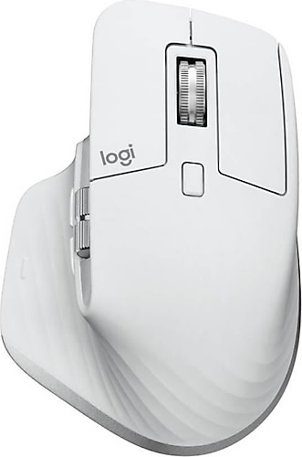 Logitech Mx Master 3S 910-006560 Açık Gri Şarjlı Sessiz Ergonomik Lazer Kablosuz Mouse