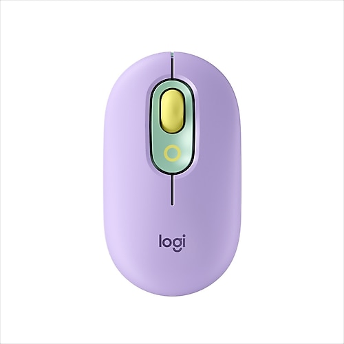 Logitech POP Emoji 910-006547 Lila Sessiz Optik Kablosuz Mouse