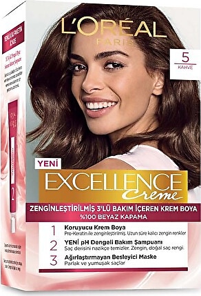 Loreal Paris Excellence Creme 5 Kahve Saç Boyası