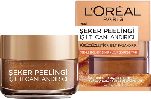 Loreal Paris Işıltı Canlandırıcı Üzüm Çekirdeği 50 ml Şeker Peelingi