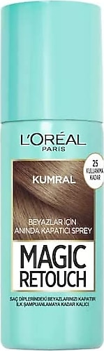 Loreal Paris Magic Retouch Beyazlar için Anında Kapatıcı Sprey 75 ml Kumral
