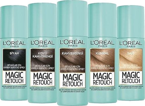 Loreal Paris Magic Retouch Beyazlar için Anında Kapatıcı Sprey 75 ml