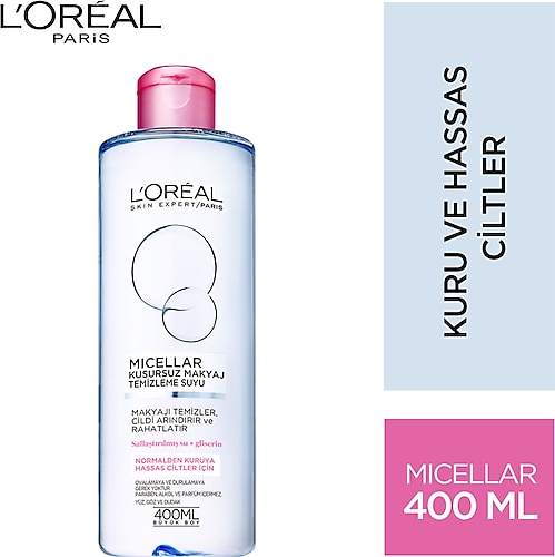Loreal Paris Micellar Kusursuz Makyaj Temizleme Suyu 400 ml