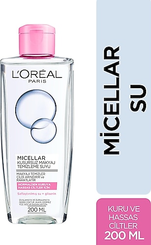 Loreal Paris Micellar Makyaj Temizleme Suyu 200 ml