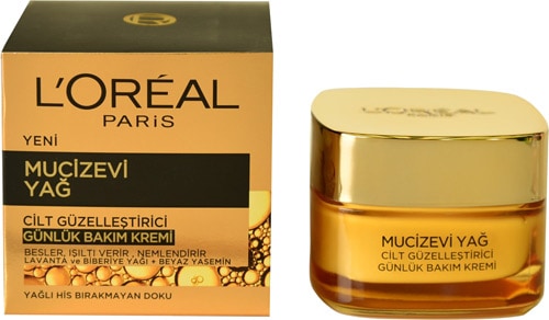 Loreal Paris Mucizevi Yağ Güzelleştiren Günlük Bakım Kremi 50 ml