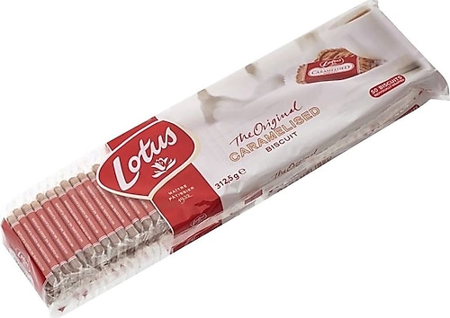 Lotus KARAMELİZE BİSKÜVİ 50 X 6.25 =312 GR MENŞEİ BELÇİKA
