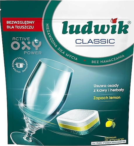Ludwik Classic Limonlu 50 Tablet Bulaşık Makinesi Deterjanı