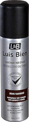 Luis Bien Hair Fiber Dolgunlaştırıcı Kahverengi Saç Spreyi 100 ml