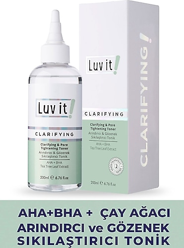 Luv it! Arındırıcı ve Gözenek Sıkılaştırıcı Tonik 200 ml