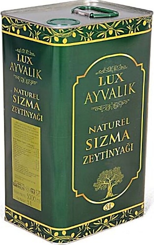 Lüx Ayvalık Soğuk Sıkım Natürel Sızma Zeytinyağı 5 lt