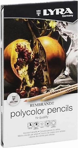 Lyra Rembrandt Polycolor Metal Kutu 12'li Kuru Boya Seti