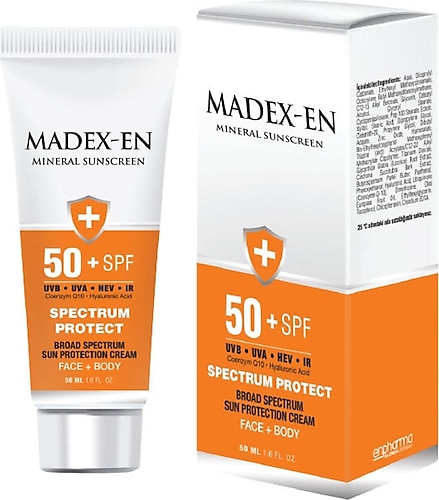 Madexen Mineral 50 Faktör Güneş Kremi 50 ml