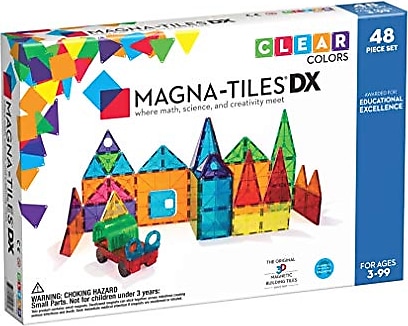 Magna-Tiles Clear Color 48 Parça
