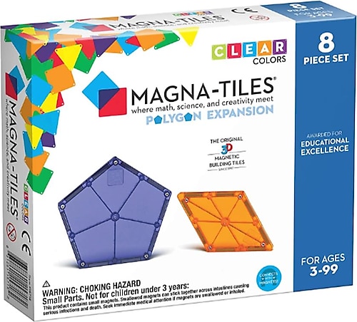 Magna-Tiles Polygons Expansion Set 8 Parça
