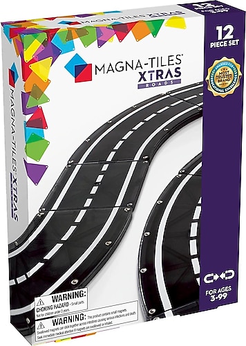 Magna-Tiles Yol Seti 12 Parça