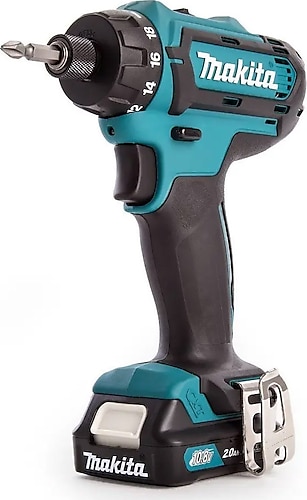 Makita DF033DWAE 12 V Çift Akülü 2 Ah Matkap
