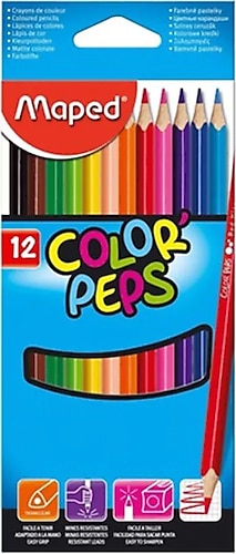 Maped Color Peps 12'li Kuru Boya Seti