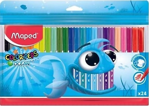 Maped Color Peps Ocean 24'lü Keçeli Kalem Seti
