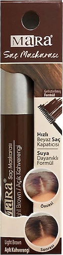 Mara Açık Kahve Saç Maskarası