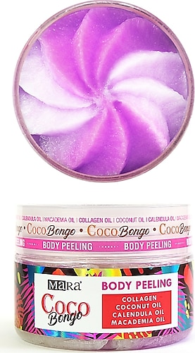 Mara Coco Bongo Değerli Yağlar İçeren Hindistan Cevizi Vücut Peeling 300 gr