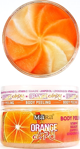 Mara Orange Candy Değerli Yağlar İçeren Portakal Şekeri Vücut Peeling 300 gr