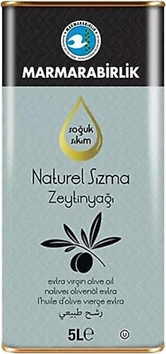 Marmarabirlik Soğuk Sıkım Natürel Sızma Zeytinyağı 5 lt