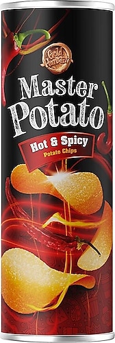 Master Potato Acılı & Baharatlı Patates Cipsi 160 gr