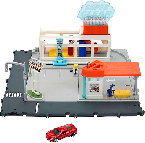 Matchbox Aksiyon Sürücüleri Süper Oto Yıkama Oyun Seti HNJ54