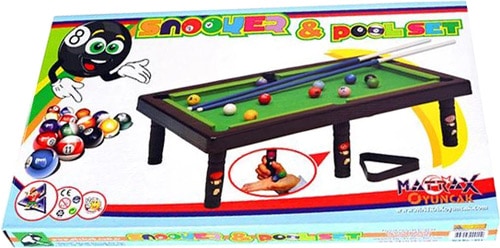 Matrax Oyuncak Snooker & Pool Set Bilardo