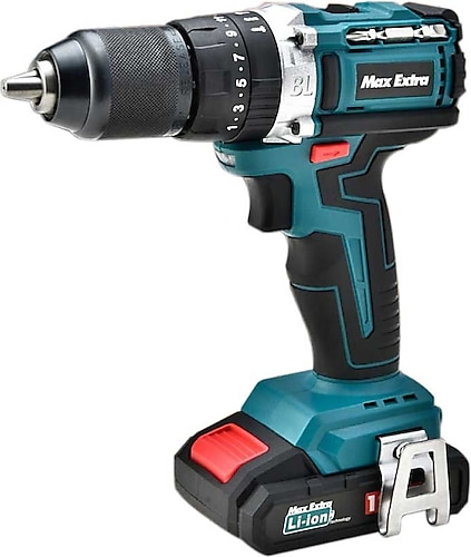 Max Extra MXP2944D 18 V 2 Ah Çift Akülü Darbeli Matkap